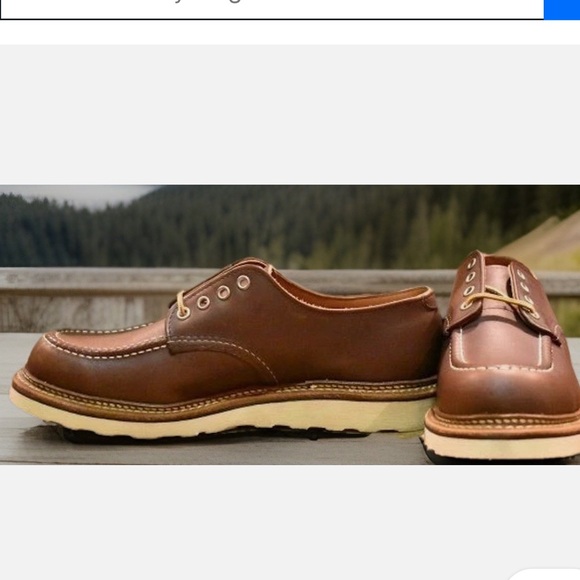 Red Wing 8109 Oxford Shoe Mahogany Oro Original Moc Toe - Picture 8 of 16